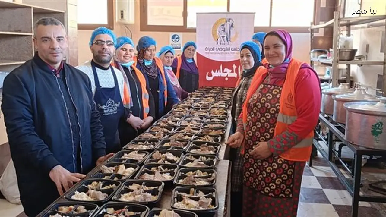 إعداد 370 وجبة إفطار ساخنة من مشروع مطبخ المصرية بإيد بناتها لدعم الأسر المحتاجة
