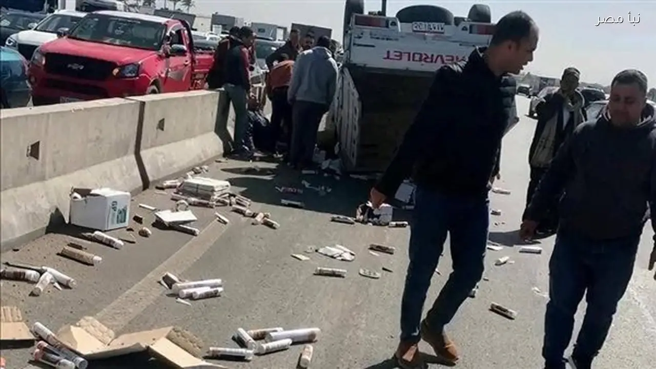 ارتفاع عدد مصابي حادث شبرا بنها الحر إلى عشرة أشخاص