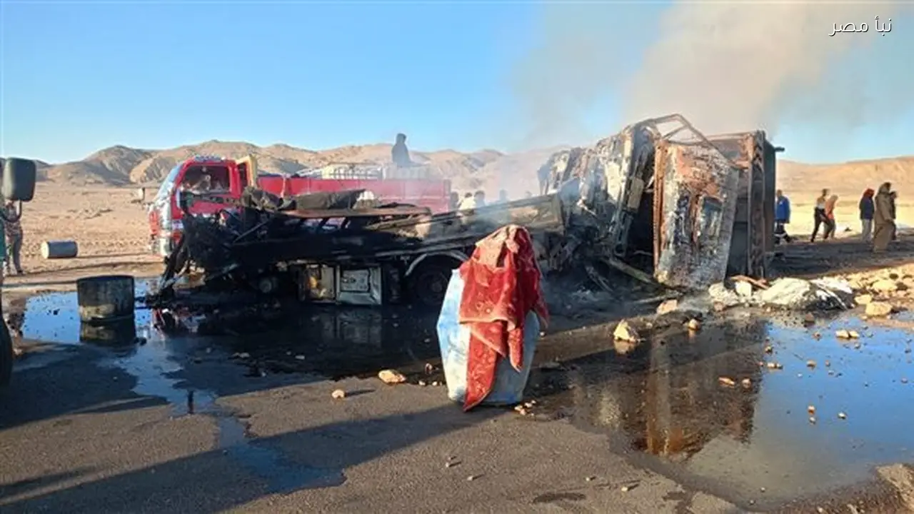 ارتفاع عدد وفيات حادث تصادم سيارتين بطريق إدفو مرسى علم إلى سبع حالات بينهم ستة سودانيين