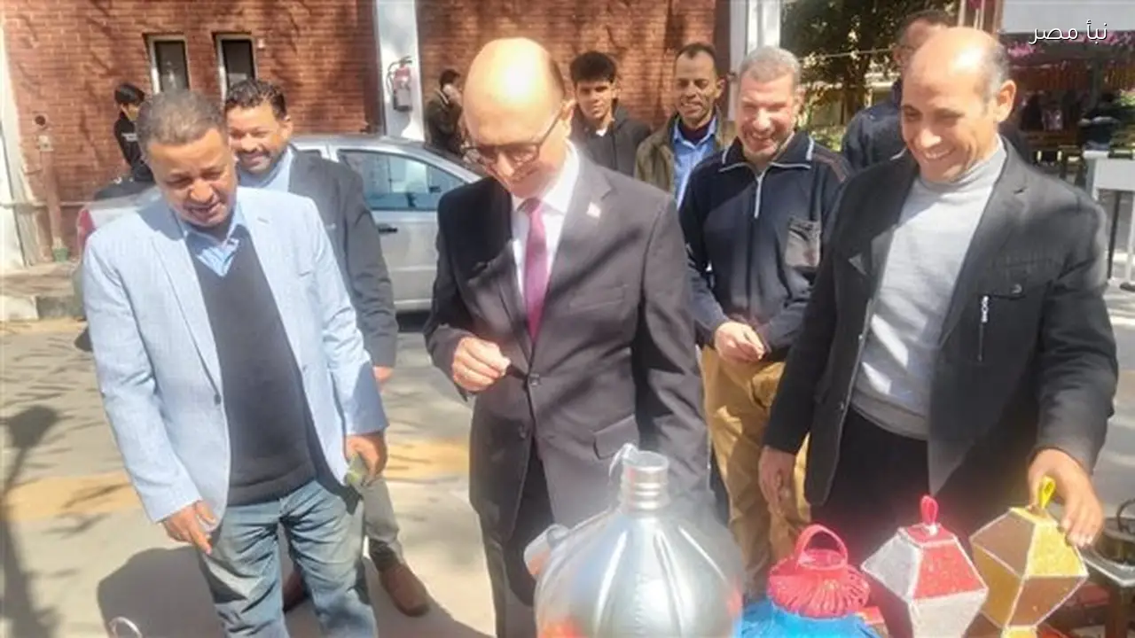 افتتاح ساحة رمضانية بإبداعات يدوية وتراث رمضان في كلية الآداب بجامعة المنشاوي