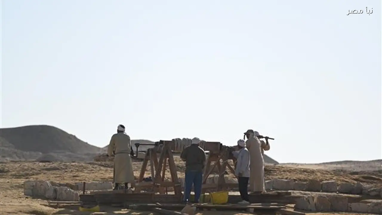 الآثار تستمر في أعمال الرفع المعماري بتل فرعون في الحسينية بالشرقية