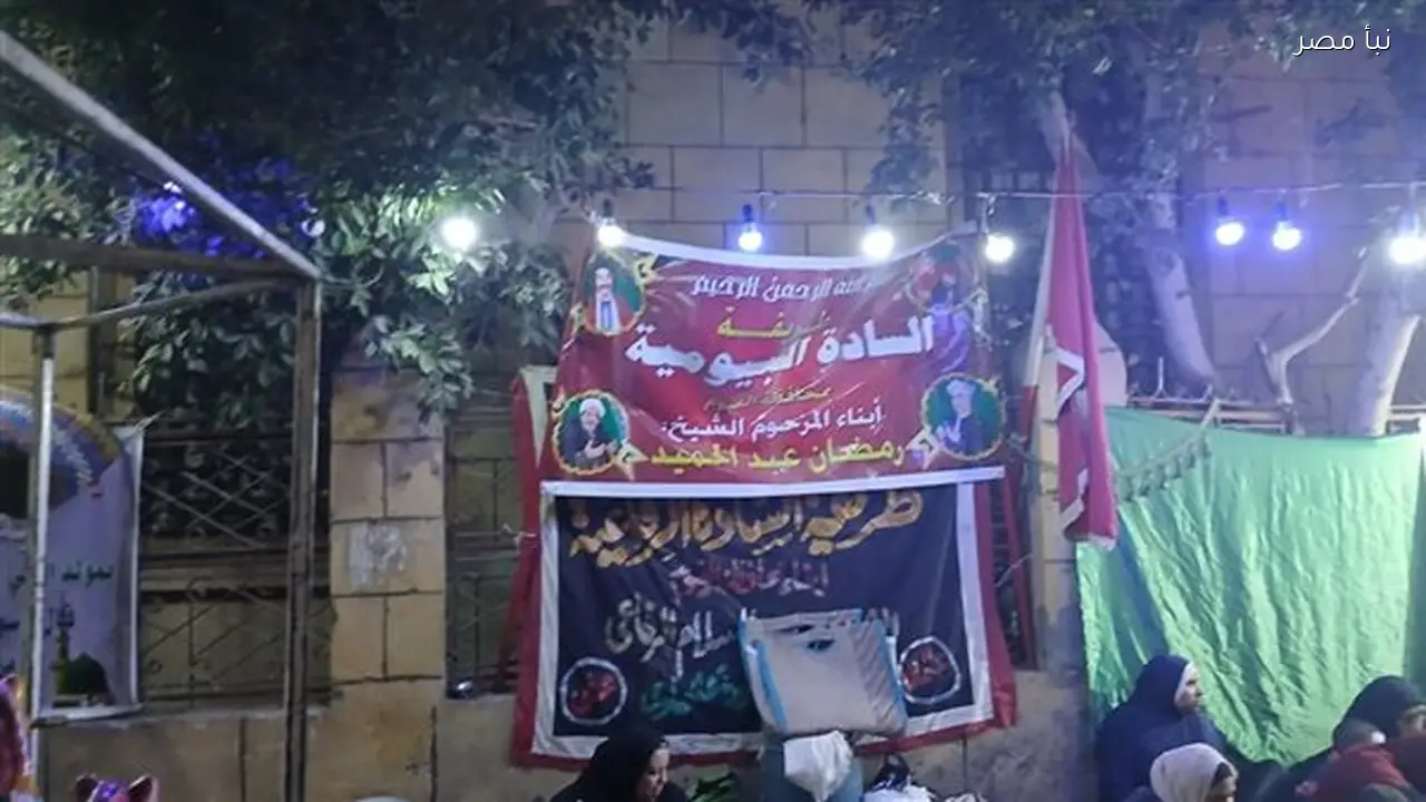 الآلاف يحيون ليلة النصف من شعبان في مولد الشيخ علي الروبي بالفيوم