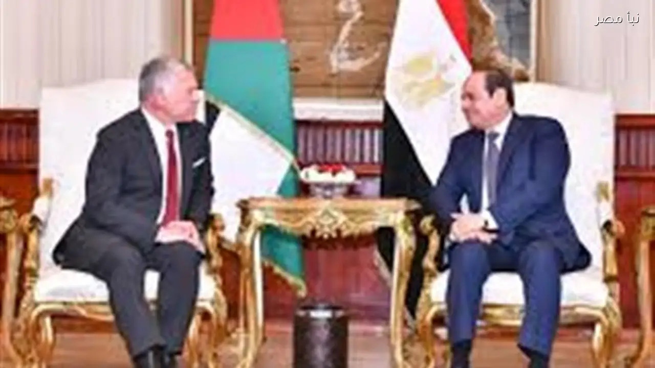 الرئيس السيسي وملك الأردن يؤكدان موقفهما الرافض للانتهاكات ضد الشعب الفلسطيني