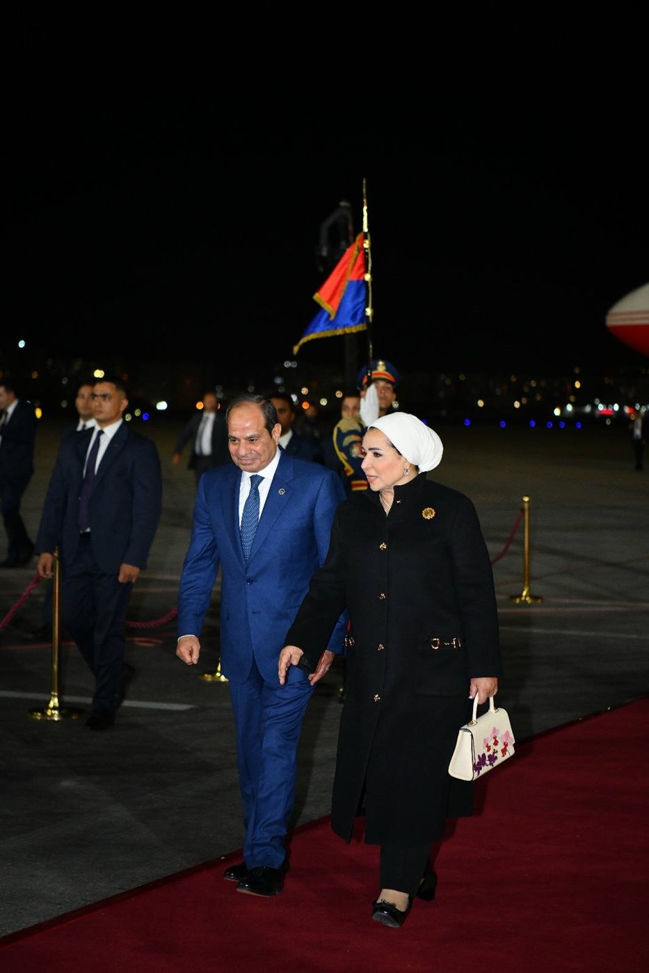 الرئيس السيسي والسيدة انتصار السيسي