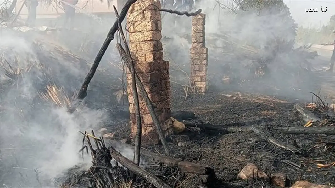 السيطرة على حريق في عشة وأرض فضاء بالبحيرة دون تسجيل أي خسائر