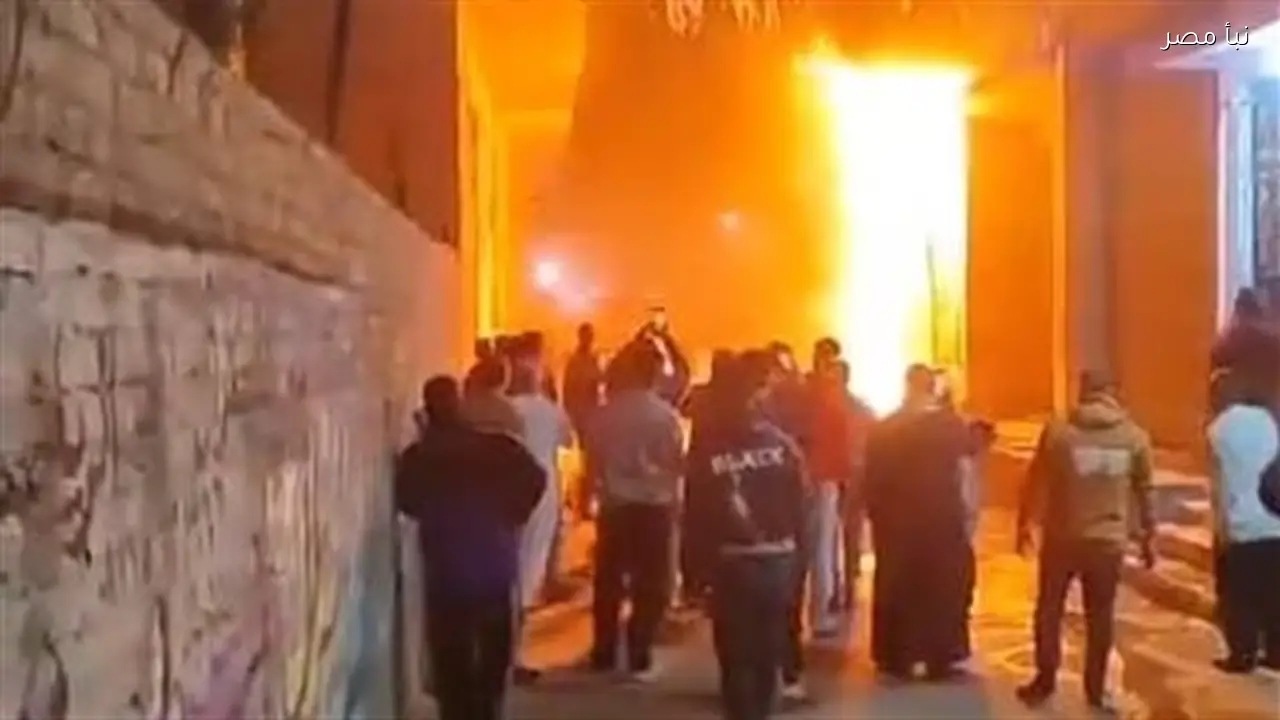 السيطرة على حريق في مخزن كرتون بالخانكة دون تسجيل إصابات