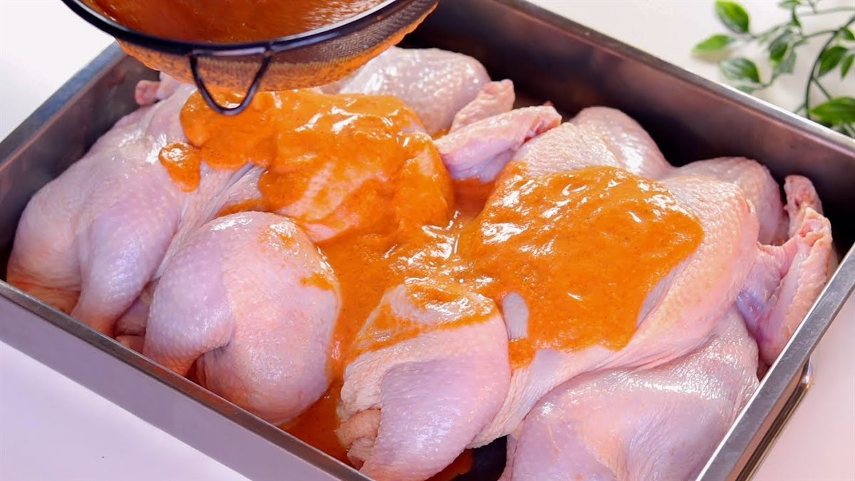 تتبيلة الفراخ المشوية في الخلاط