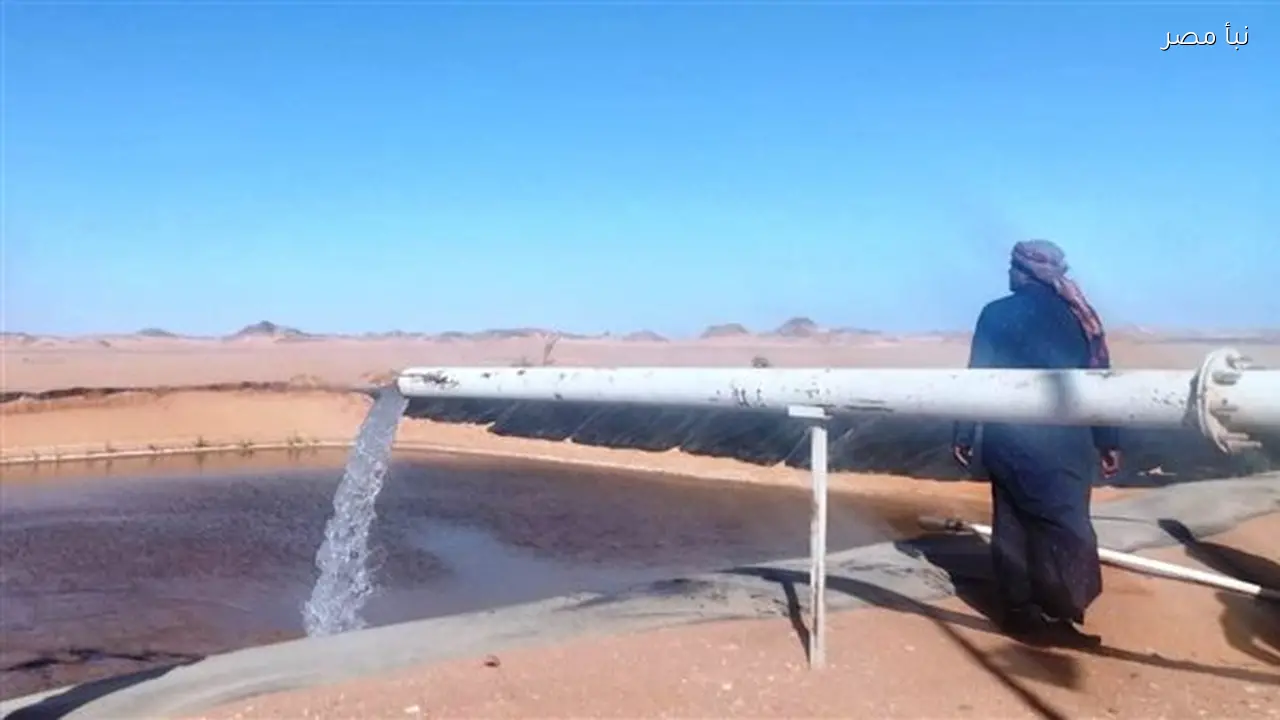 تسليم سبعة آبار مياه جوفية في منطقة خور قندي لزراعة ثلاثة آلاف فدان بأسوان