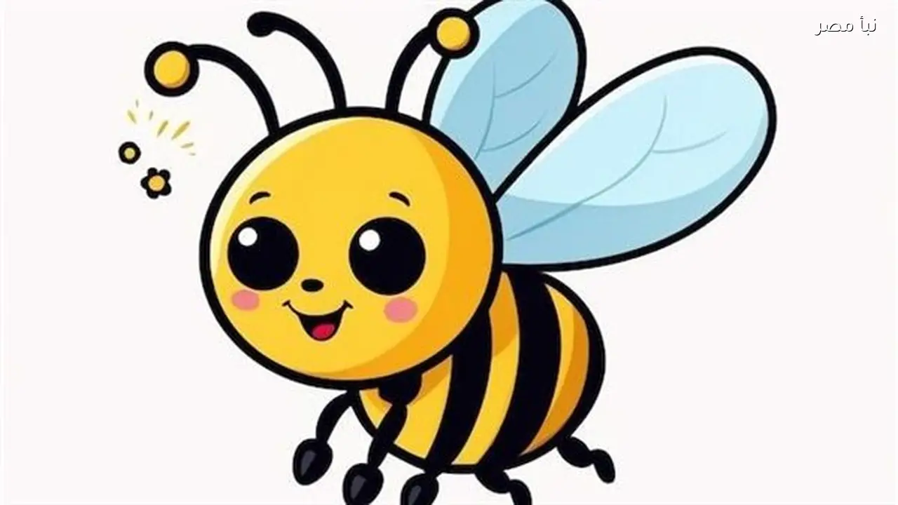 تعليم الأطفال كيفية رسم نحلة بأسلوب إبداعي مع تفاصيل طبيعية