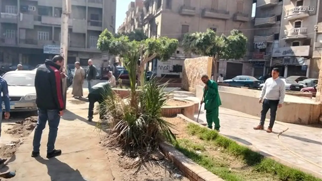 حملة نظافة شاملة في وسط مدينة المنيا لرفع المخلفات وتحسين المظهر العام