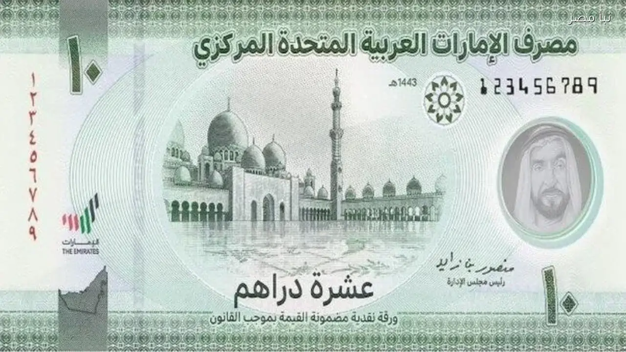 سعر الدرهم الإماراتي مقابل الجنيه المصري اليوم الأربعاء 25 فبراير 2026