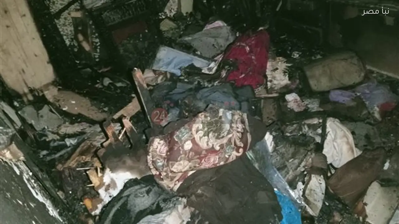 سيدة متضررة من حريق مصنع العسلية بشبرا الخيمة تطالب المساعدة بعد انفجار الأنابيب وتضرر جهازها الجديد