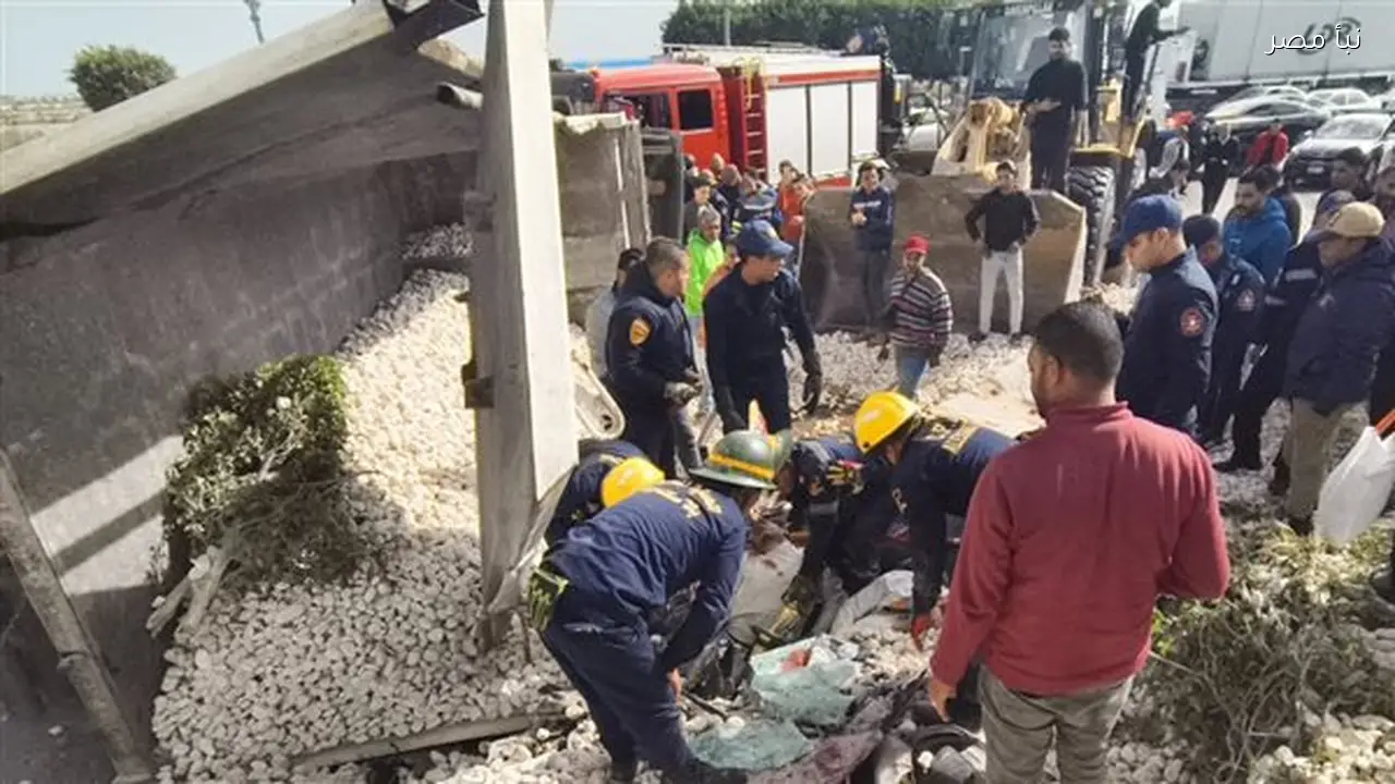 ضبط سائق التريلا الذي تسبب في وفاة شخصين في الإسكندرية