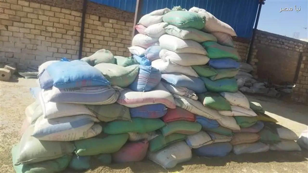 ضبط منشأة لتصنيع العلف الحيواني بدون ترخيص في أبنوب بأسيوط