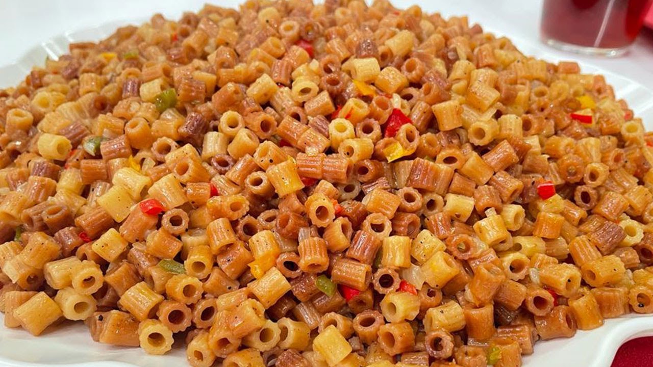 طريقة عمل المكرونة المحمرة في حلة واحدة