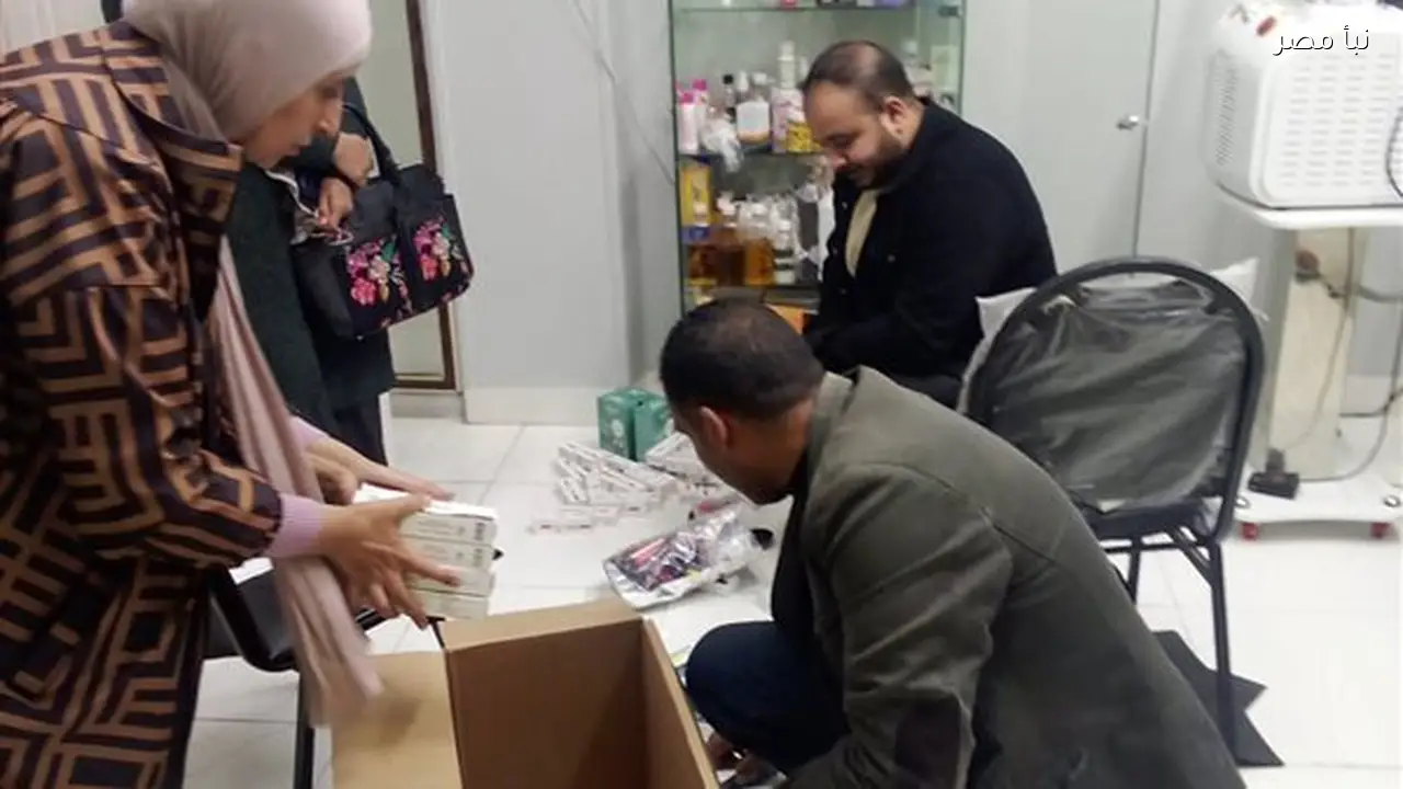 غلق مركز تجميل مخالف في نجع حمادي ومصادرة مستحضرات تجميل مجهولة المصدر في قنا