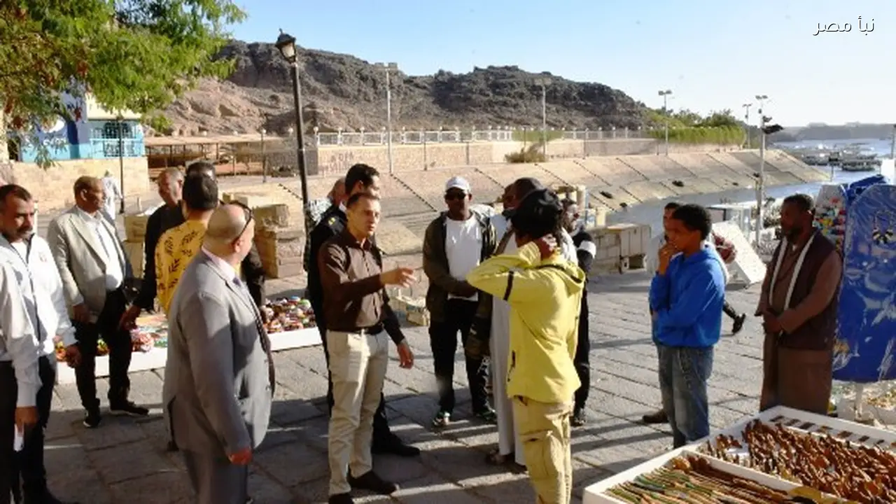 محافظ أسوان يعلن بدء تنفيذ مشروع تطوير مداخل ومخارج معبد فيله