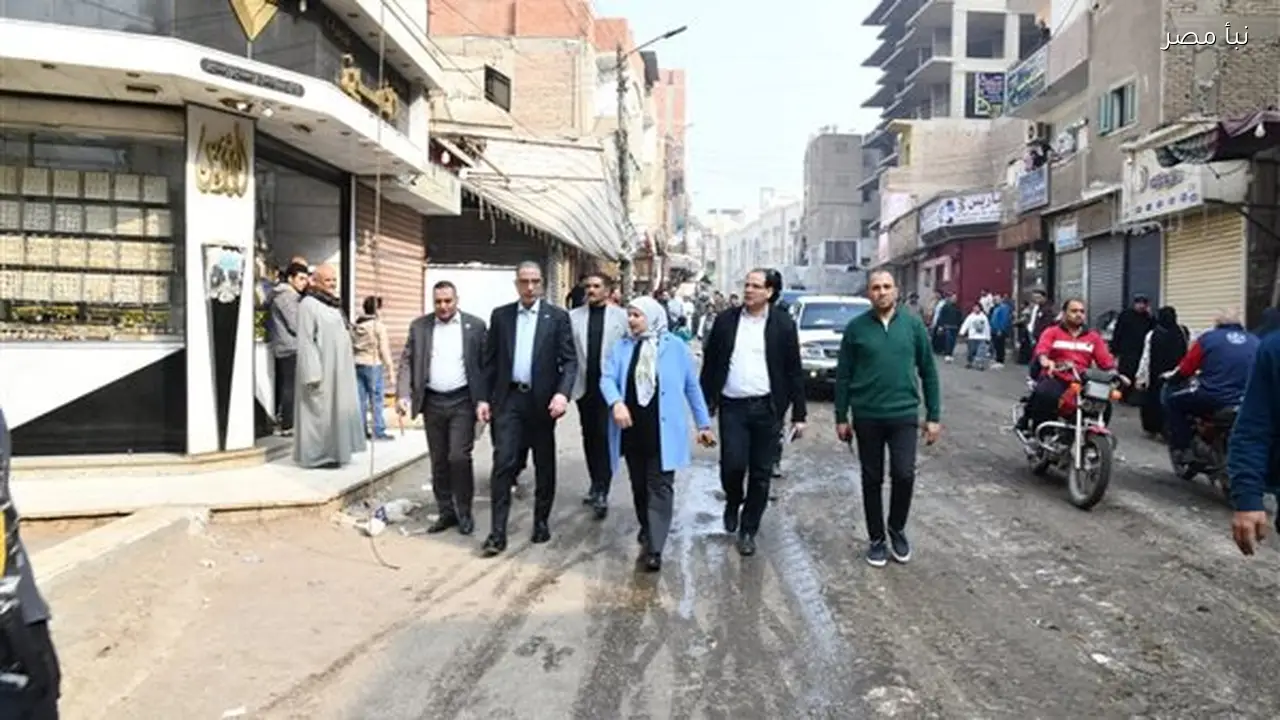 محافظ الفيوم يشرف على حملة إزالة الإشغالات في مدينة أبشواي