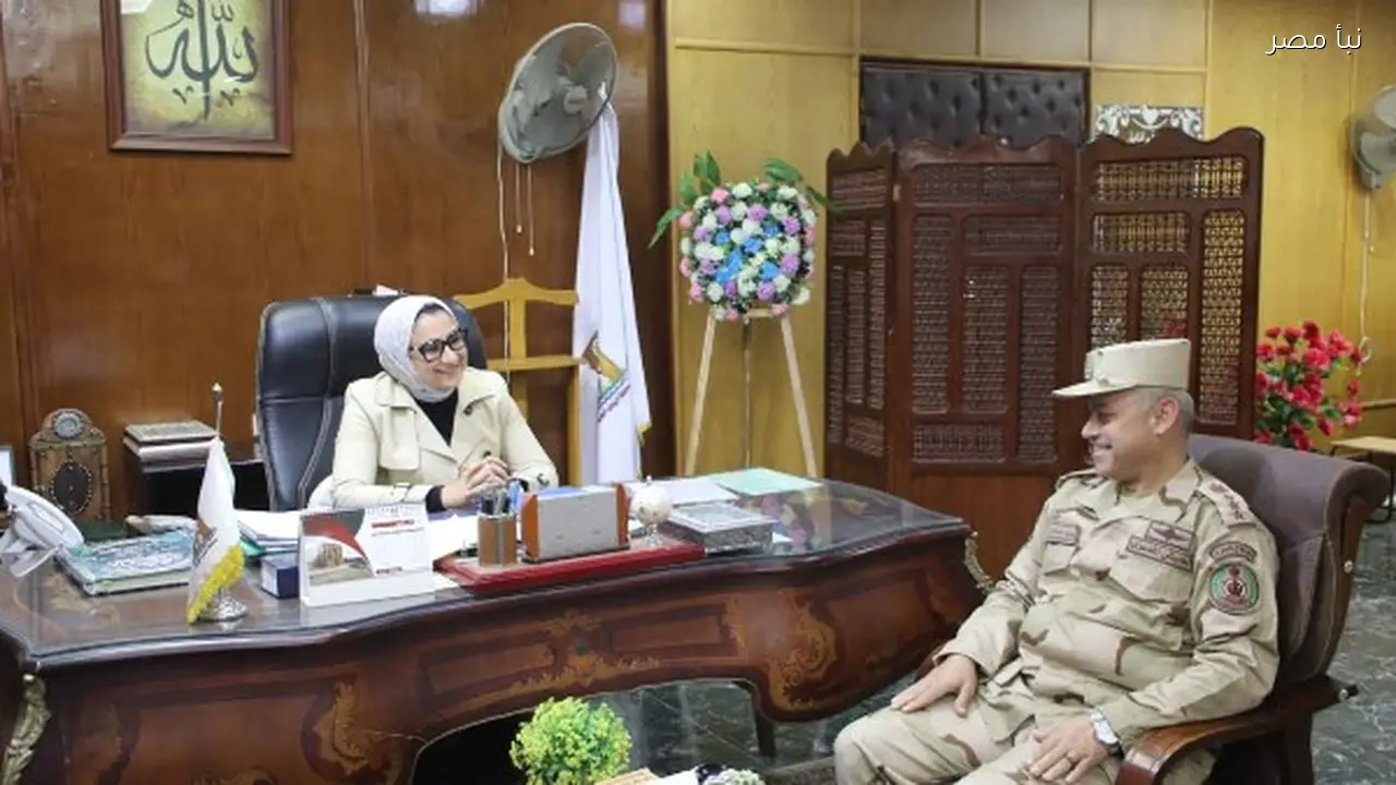 محافظ الوادي الجديد يلتقي المستشار العسكري الجديد ويعلن انطلاق انتخابات المهندسين الفرعية