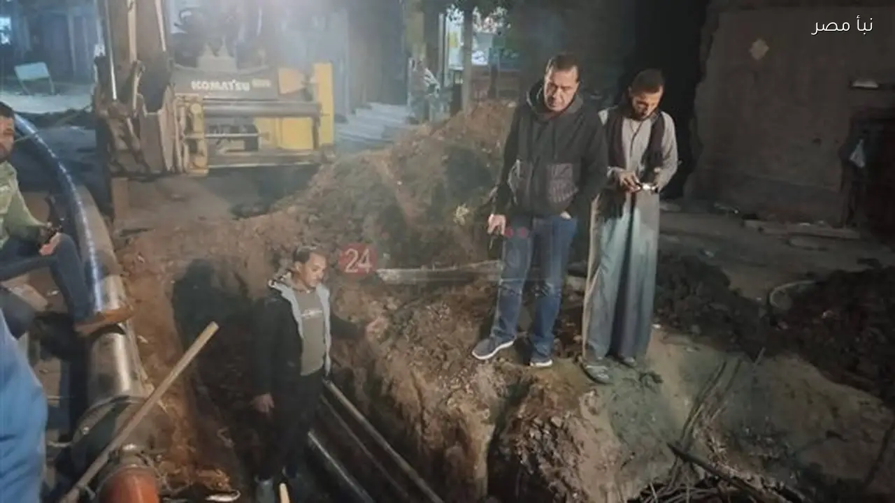 محليات المنوفية تستجيب لهبوط أرضي مفاجئ في قرية برهيم