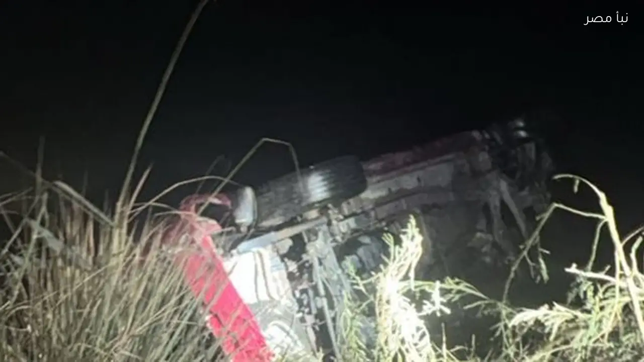 مصرع شخص وإصابة آخر نتيجة انقلاب سيارة ملاكي في ترعة بقنا