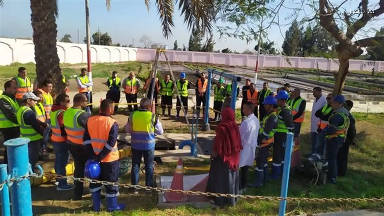 مياه البحيرة تطلق برامج تدريب ميدانية لتعزيز السلامة المهنية بين العاملين