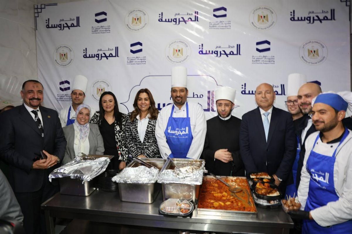 وزراء الأوقاف والتضامن الاجتماعي والتنمية المحلية يتفقدون مطعم المحروسة