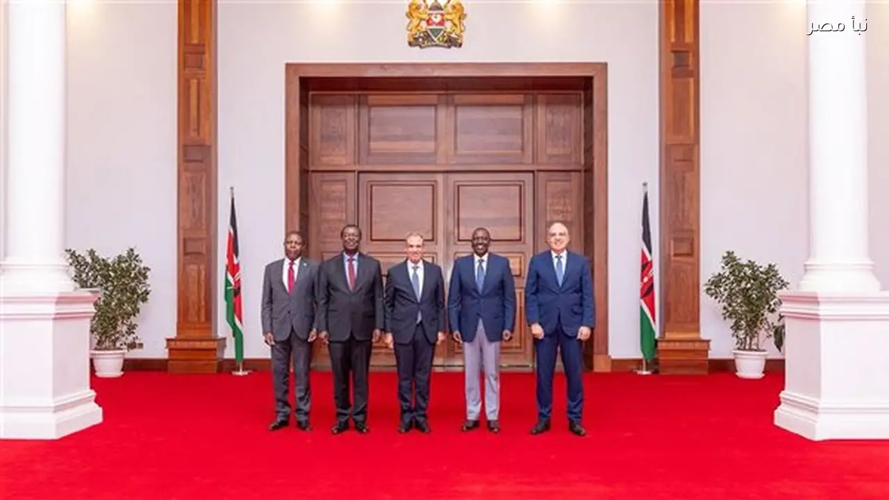 وزير الخارجية ووزير الموارد المائية والري يلتقيان رئيس جمهورية كينيا لبحث ملف الأمن المائي
