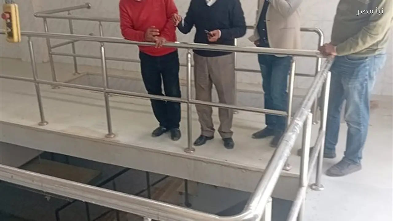 وكيل صحة الأقصر يتفقد أعمال محطة معالجة صرف الحبيل والغابات الشجرية