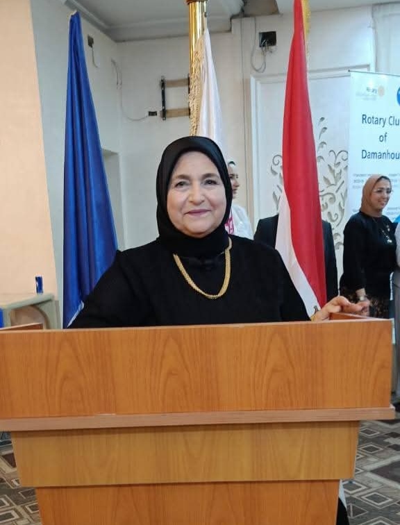 المهندسة زكية رشاد مقرر المجلس القومى للمرأة بالبحيرة 