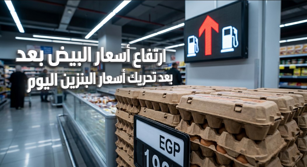 إرتفاع أسعار كرتونة البيض بعد تحريك البنزين حسب مجلس الوزراء