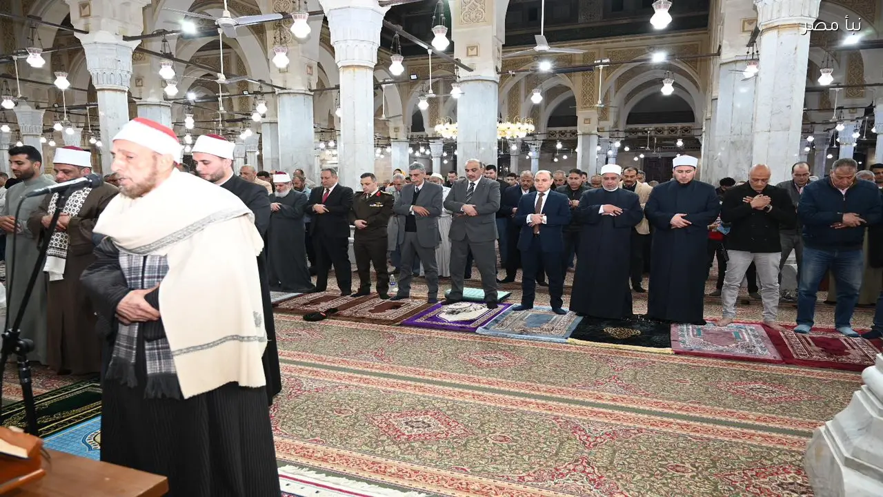 احتفال محافظة الغربية بذكرى انتصارات العاشر من رمضان في المسجد الأحمدي