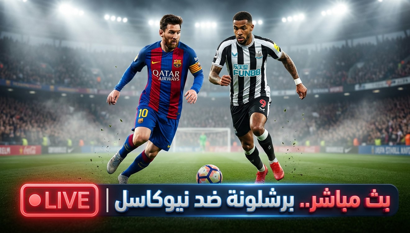 بث مباشر لمباراة برشلونة ونيوكاسل بلا شوت الآن الذهاب