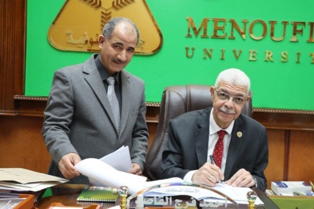 رئيس جامعة المنوفية يعتمد نتيجة الفصل الدراسي الأول بكلية الهندسة الإلكترونية بمنوف