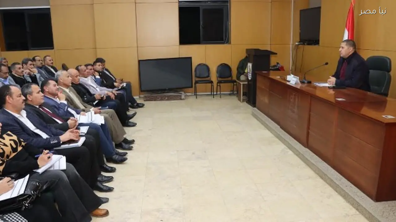 سكرتير عام بني سويف يتابع مستجدات ملفات التصالح والتقنين والتعديات والمتغيرات المكانية