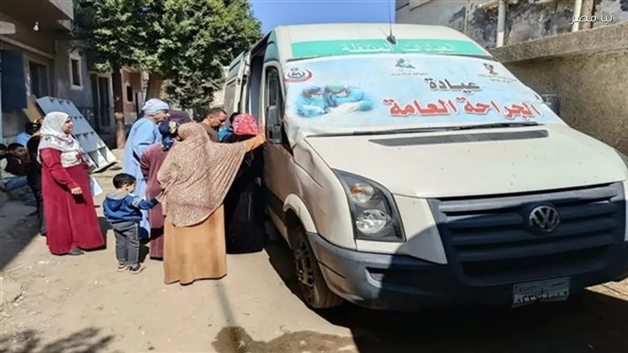 قافلة طبية مجانية تنظمها صحة المنيا في قرية بلنصورة بمركز أبو قرقاص