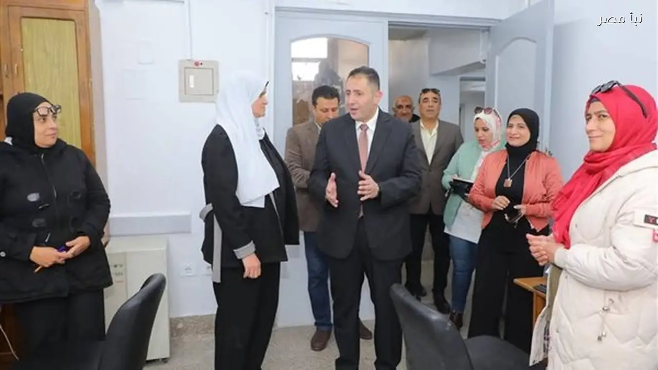 محافظ دمياط يتفقد سير العمل في مشروعات هيئة الأبنية التعليمية الجديدة