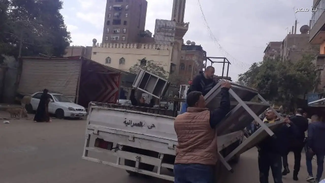 محافظة الجيزة تستأنف جهود إعادة الانضباط في شوارع مستشفى الصدر والسلام بالعمرانية