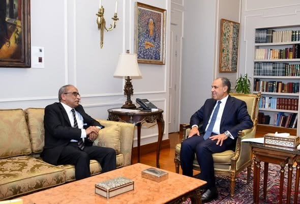 وزير الخارجية يستقبل أمين عام مجلس الوحدة الاقتصادية العربية