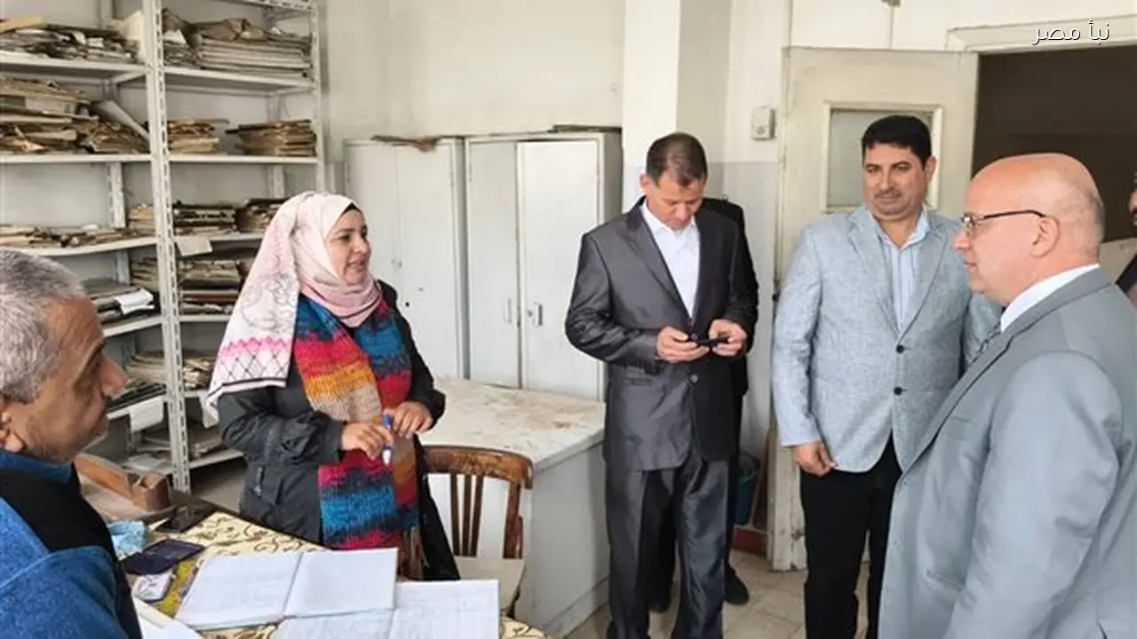 وكيل زراعة البحيرة يزور الإدارات الفنية لمتابعة سير العمل والالتزام بالخطط المعتمدة