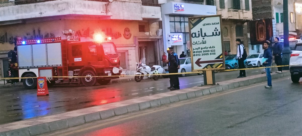 فرض كردون أمنى وتواجد الحماية المدنية